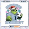 Grinch Sporting KC Christmas PNG Design