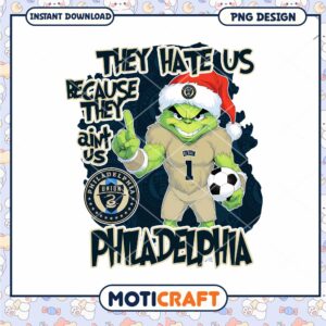 Grinch Philadelphia Union PNG Design