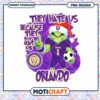 Grinch Orlando City Soccer PNG Design 2 Grinch Orlando City Soccer PNG Design