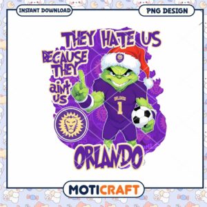 Grinch Orlando City Soccer PNG Design