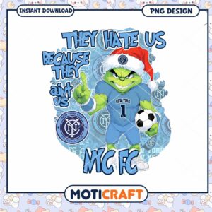 Grinch NYCFC Soccer PNG Design