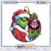 Grinch Holiday Ornament PNG Design for Christmas Fun