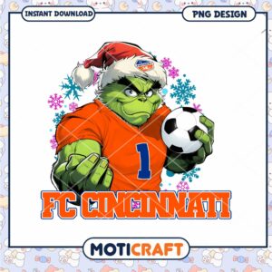 Grinch FC Cincinnati Christmas PNG