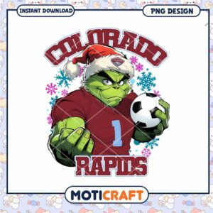 Grinch Colorado Rapids PNG Sublimation