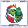 Grinch Christmas Ornament PNG Design