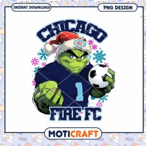 Grinch Chicago Fire FC PNG Design