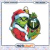 Grinch Christmas Ornament PNG Design for Instant Download