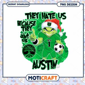 Grinch Austin FC Soccer PNG Design