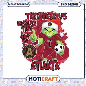 Grinch Atlanta United PNG Design