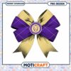 Gold Purple Lion Bow PNG Design