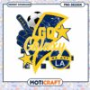 Go Galaxy LA Soccer PNG Design