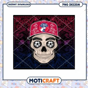 FC Dallas Skull Bandana PNG Design