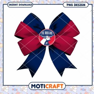 FC Dallas Bow PNG Sublimation Design