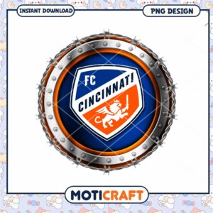 FC Cincinnati PNG Logo Design Instant Download