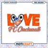 FC Cincinnati Love PNG Design