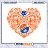 FC Cincinnati Heart PNG Design