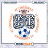 FC Cincinnati Go Leopard Print PNG Design