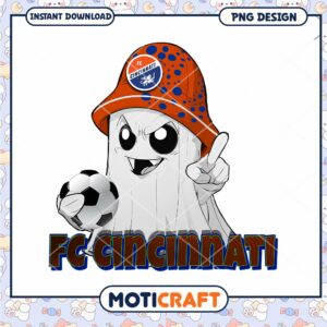 FC Cincinnati Ghost PNG Sublimation