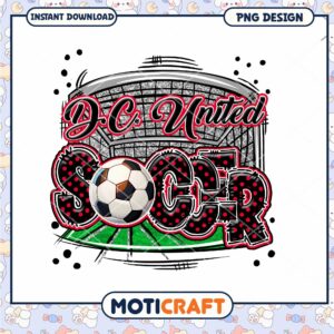 DC United Soccer PNG Design