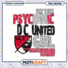 DC United Psychotic Girl PNG Design