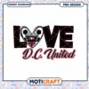 DC United Love PNG Design Instant Download