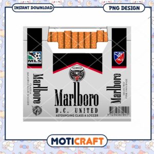 DC United Marlboro Soccer PNG Design
