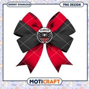 DC United Bow PNG Design Instant Download