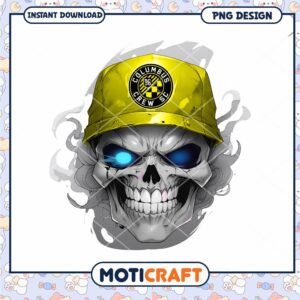Columbus Crew Skull PNG Design