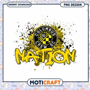 Columbus Crew Nation PNG Design