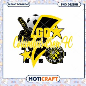 Columbus Crew FC PNG Sublimation Design