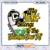 Columbus Crew FC Heart PNG Design