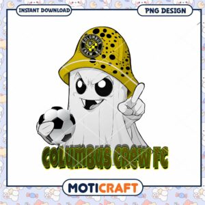 Columbus Crew FC Ghost PNG Sublimation