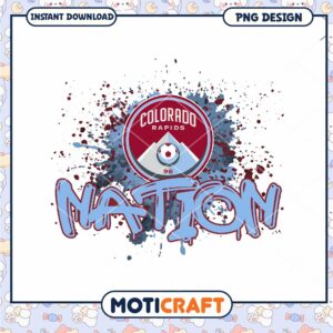 Colorado Rapids Nation PNG Design