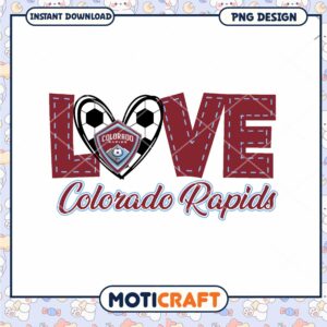Colorado Rapids Love PNG Sublimation