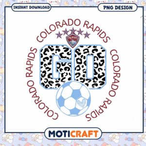 Colorado Rapids Go Soccer PNG Design