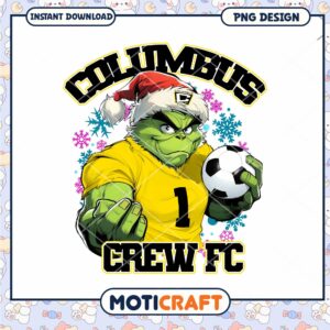 Christmas Grinch Columbus Crew FC PNG