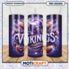 Vikings Forever Tumbler Design, Perfect for Football Fans