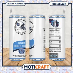 Tennessee Titans tumbler, enjoy refreshing drinks in style