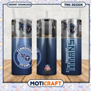 Tennessee Titans tumbler PNG design, perfect for NFL fans