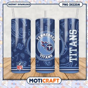 Tennessee Titans tumbler PNG design, perfect for NFL fans everywhere