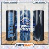 Tennessee Titans tumbler design with lightning effects, perfect for fans