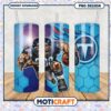 Tennessee Titans tumbler design, featuring a fierce football player
