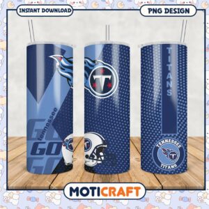Tennessee Titans tumbler design for fans, stylish drinkware option