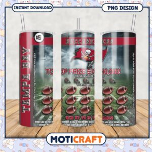 Tampa Bay Buccaneers Tumbler Cup Design for Game Day Fun, Enjoy Your Refreshments in Style