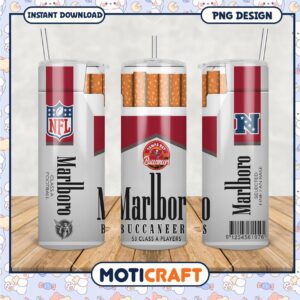 Tampa Bay Buccaneers themed tumbler PNG, perfect for football fans