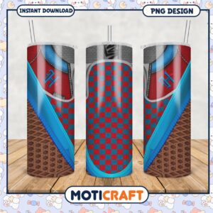 Stylish tumbler design with checkered pattern, perfect for drinks