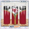 Stylish KC Chiefs Zipper Design Tumbler, Perfect for Game Days 2 Stylish KC Chiefs Zipper Design Tumbler, Perfect for Game Days
