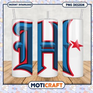 Stylish H Monogram Tumbler, Perfect for Personalization and Gifts