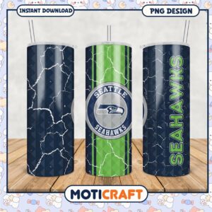 Seattle Seahawks Tumbler PNG Design, Perfect for Fans and Gifts