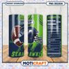 Seattle Seahawks Tumbler PNG Design, Perfect for Every Fan